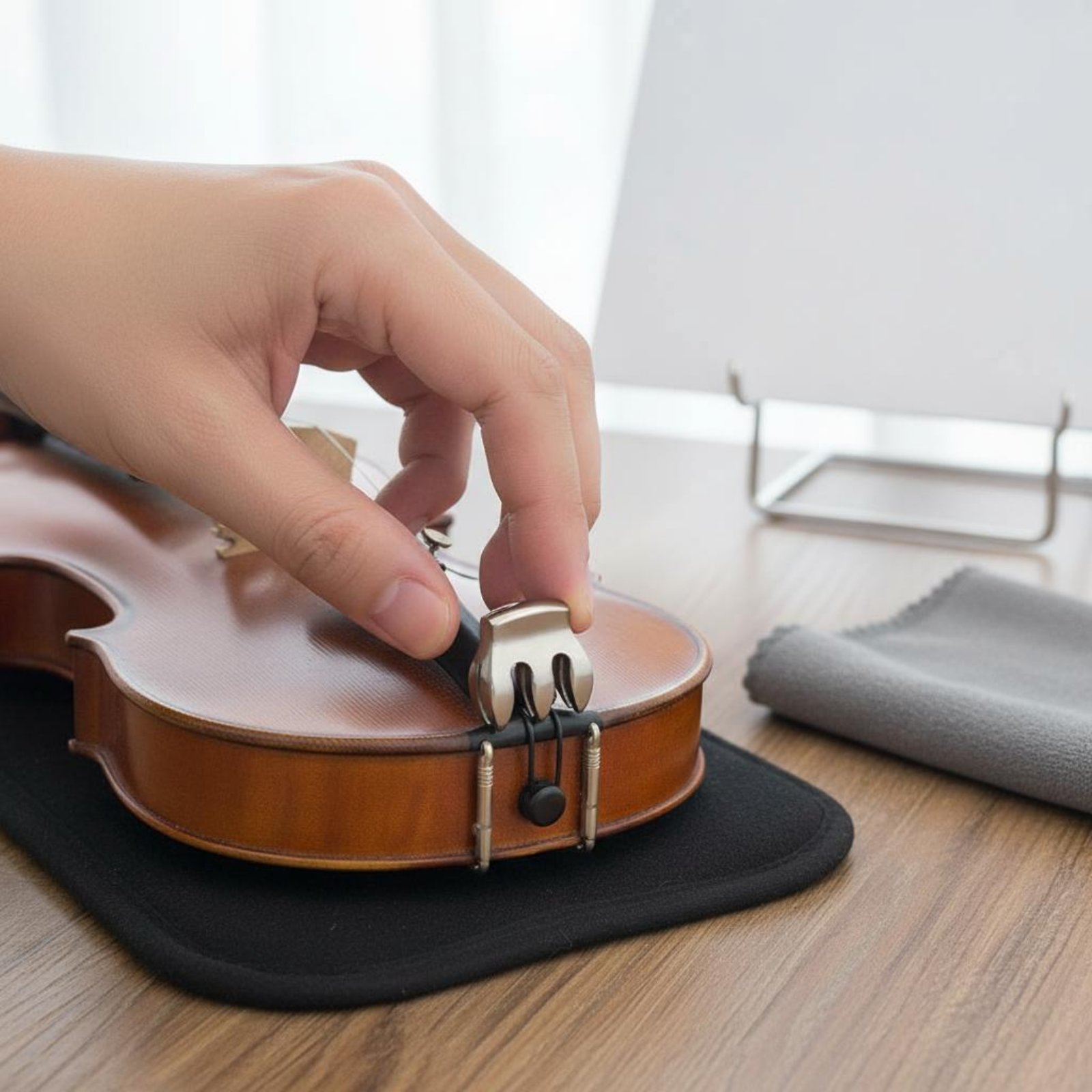 Violin Musical Instrument - Metal Violin Mute Reduces Volume Violin