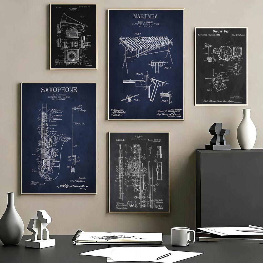 Musical Instrument Definition - Musical Instrument Design Poster Art Poster