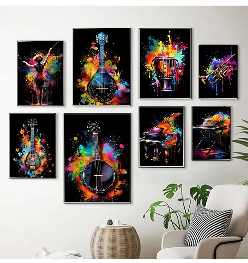 Classic Fashion Instruments Pi – Musical Instrument Painting Bewertung und Preis