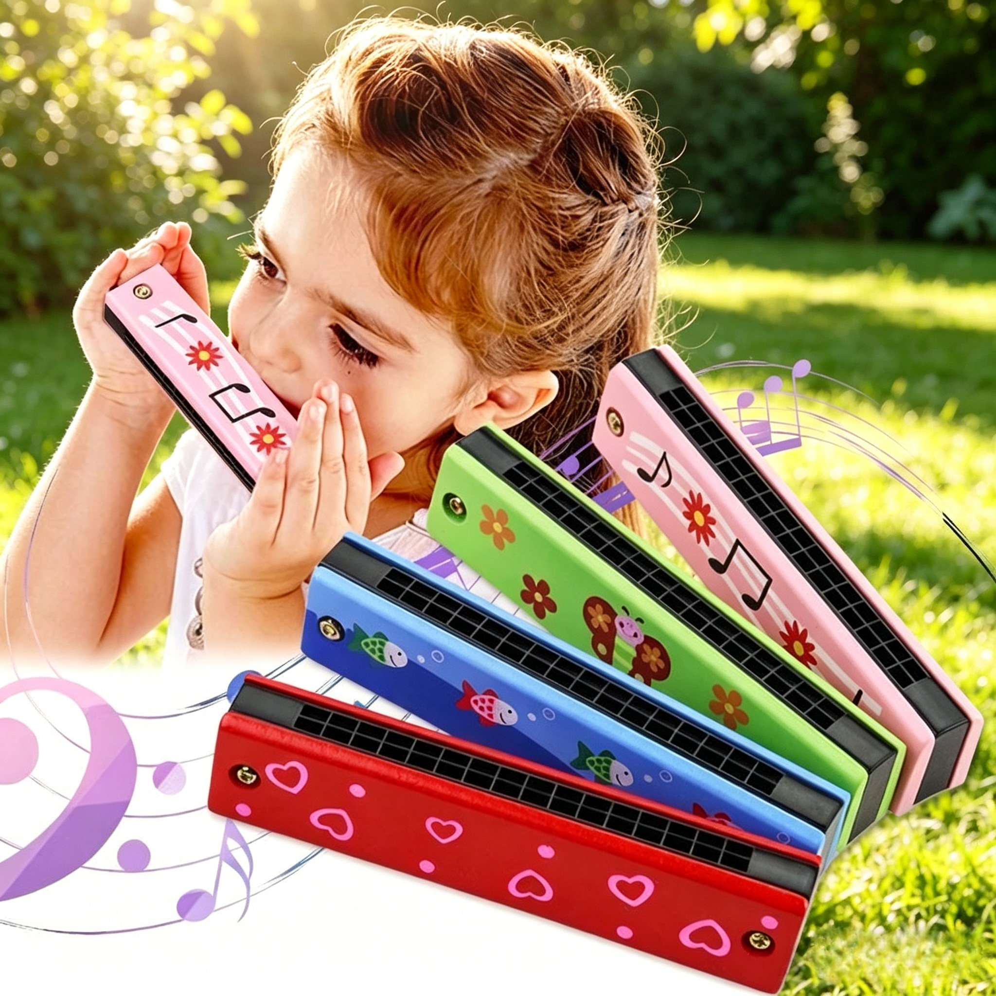 Kids Wooden Harmonica Musical  – Musical Instrument For Toddlers Bewertung und Preis