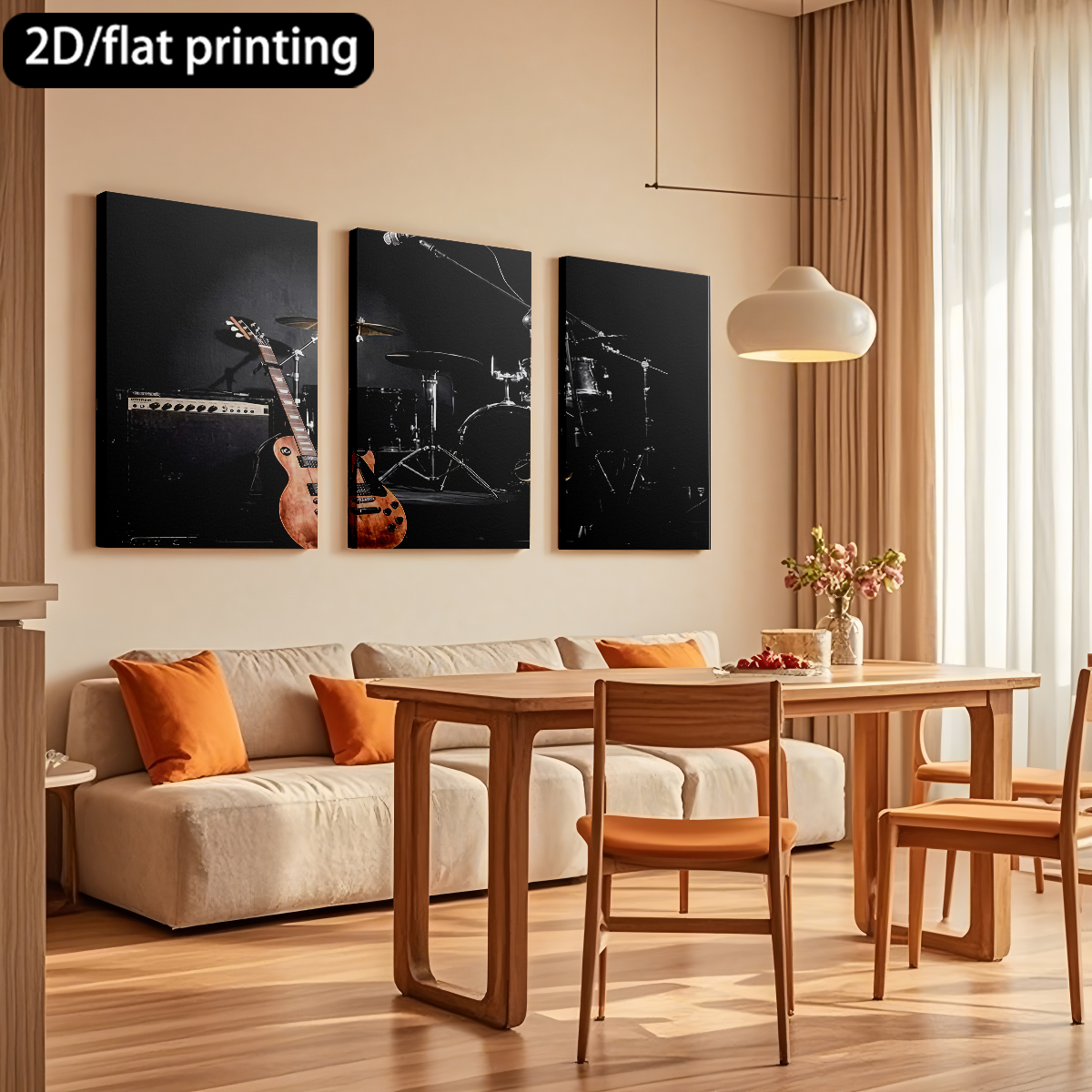 2D flat printing  3pc wooden f – Picture Of Musical Instrument Bewertung und Preis