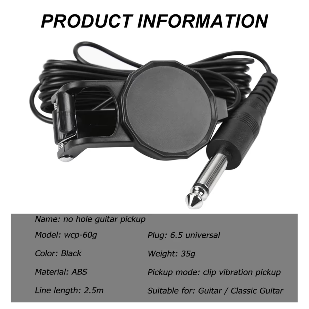 Audio Jack Clip On Pickup/2.5  – Violin Musical Instrument Bewertung und Preis