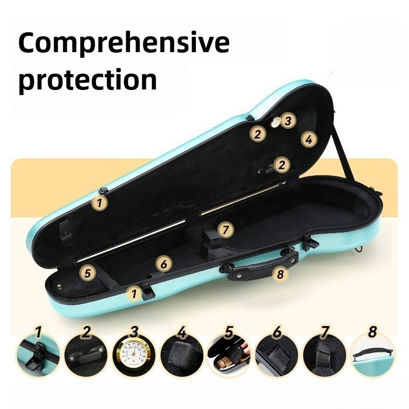 Carbon Fiber Violin Case Anti  – Violin Musical Instrument Bewertung und Preis