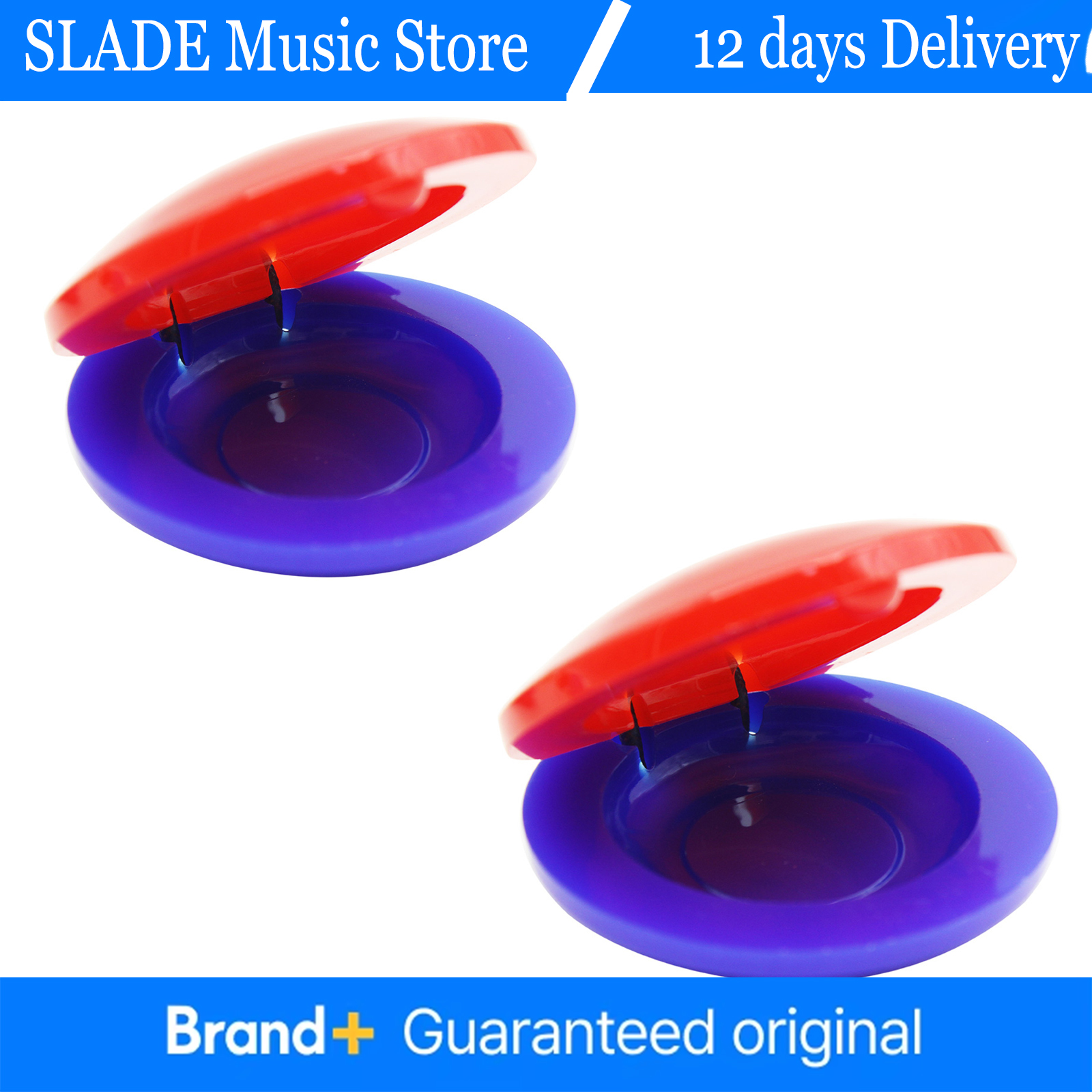 2Pcs Plastic Finger Castanets  – Musical Instrument For Toddlers Bewertung und Preis