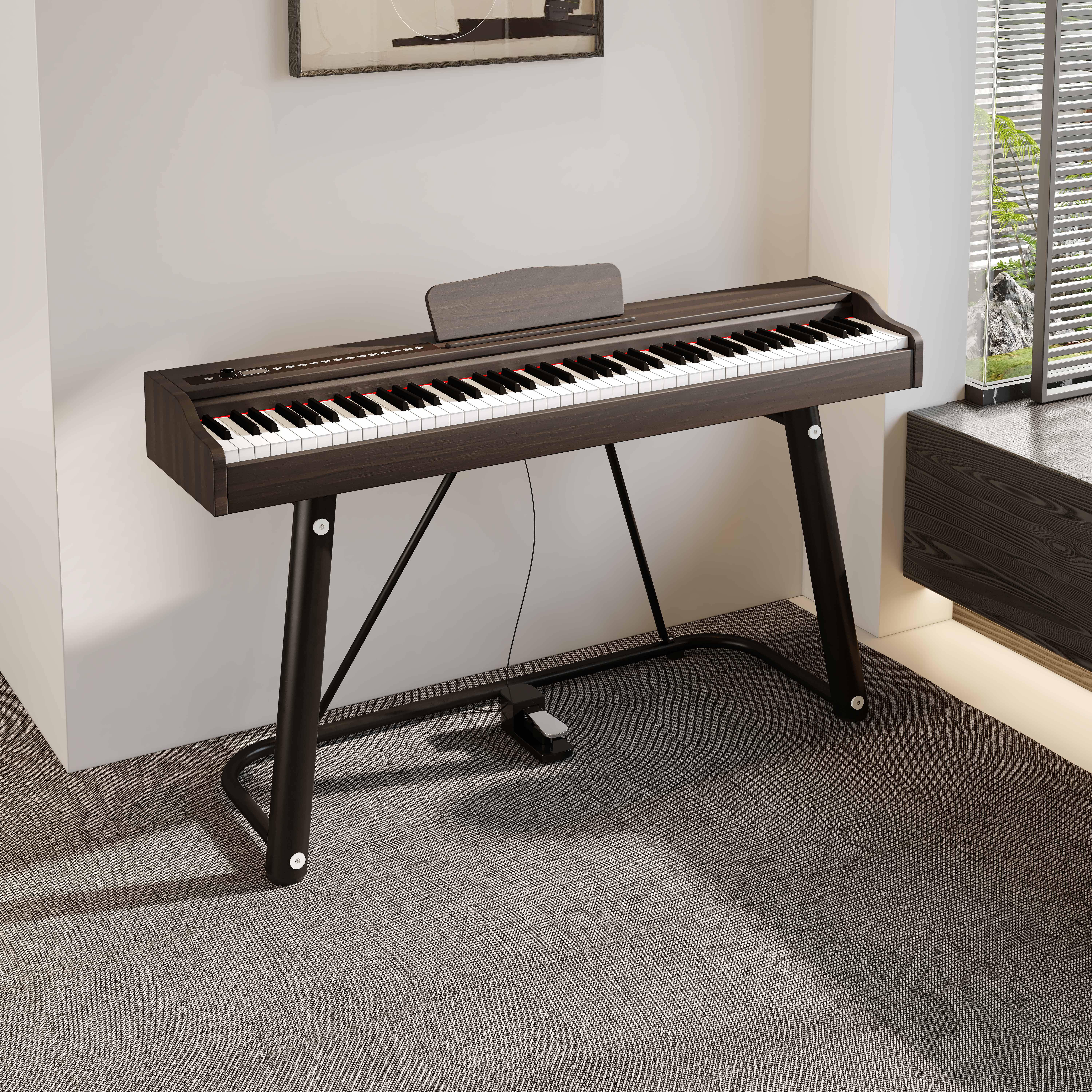 Upright Digital Piano 88 Weigh – Musical Instrument Keyboard Price Bewertung und Preis