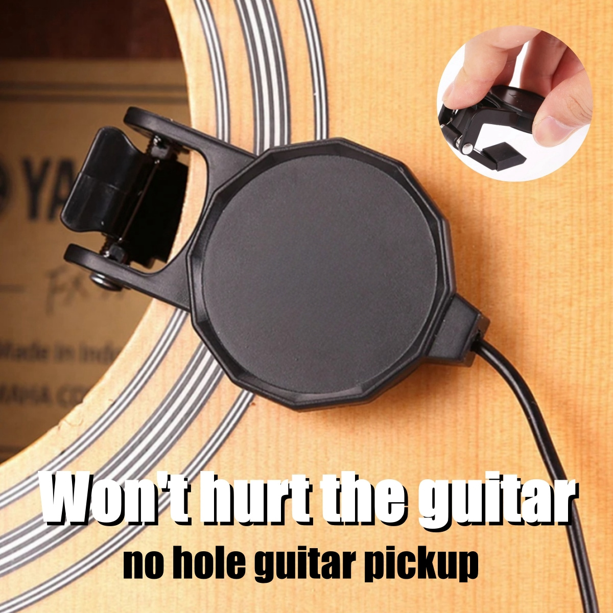 Audio Jack Clip On Pickup for  – Musical Instrument Art Bewertung und Preis
