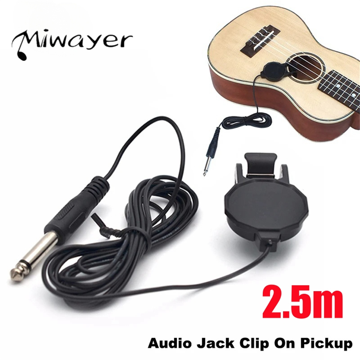 Audio Jack Clip On Pickup for  – Musical Instrument Art Bewertung und Preis