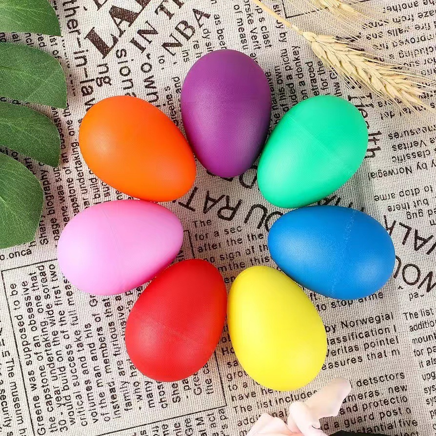 2Pcs Plastic Egg Shakers Percu – Musical Instrument Maraca Bewertung und Preis