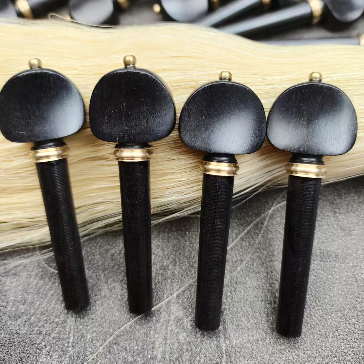 4pcs Set Violin Pegs Ebony woo – Musical Instrument Cello Bewertung und Preis