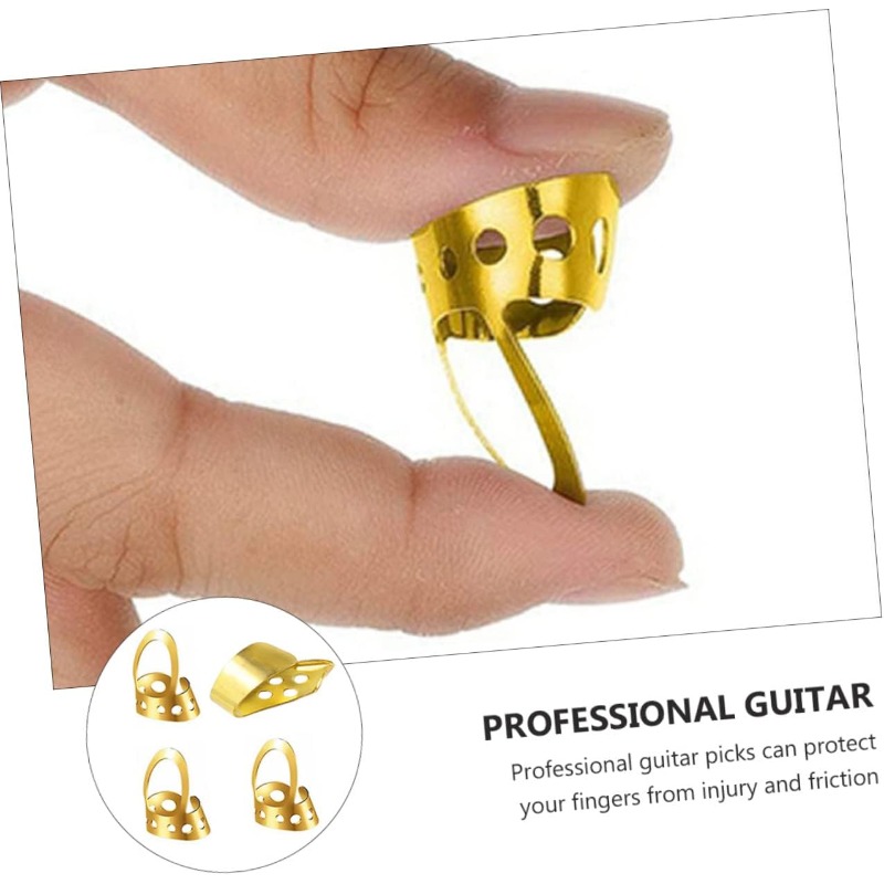4pcs  Finger Picks Set Thumb P – Musical Instrument Art Bewertung und Preis