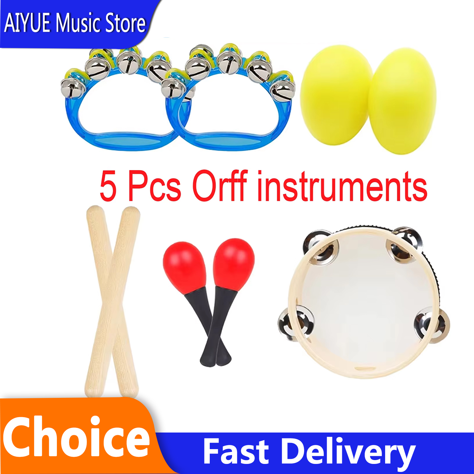 5 Pcs/Set 6 Inch Black Lamb Ch – Musical Instrument Maraca Bewertung und Preis