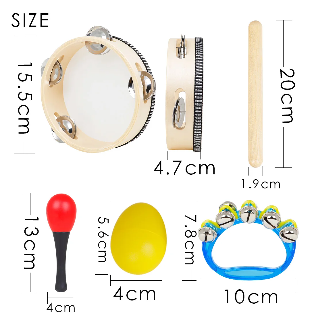 5 Pcs/Set 6 Inch Black Lamb Ch – Musical Instrument Maraca Bewertung und Preis