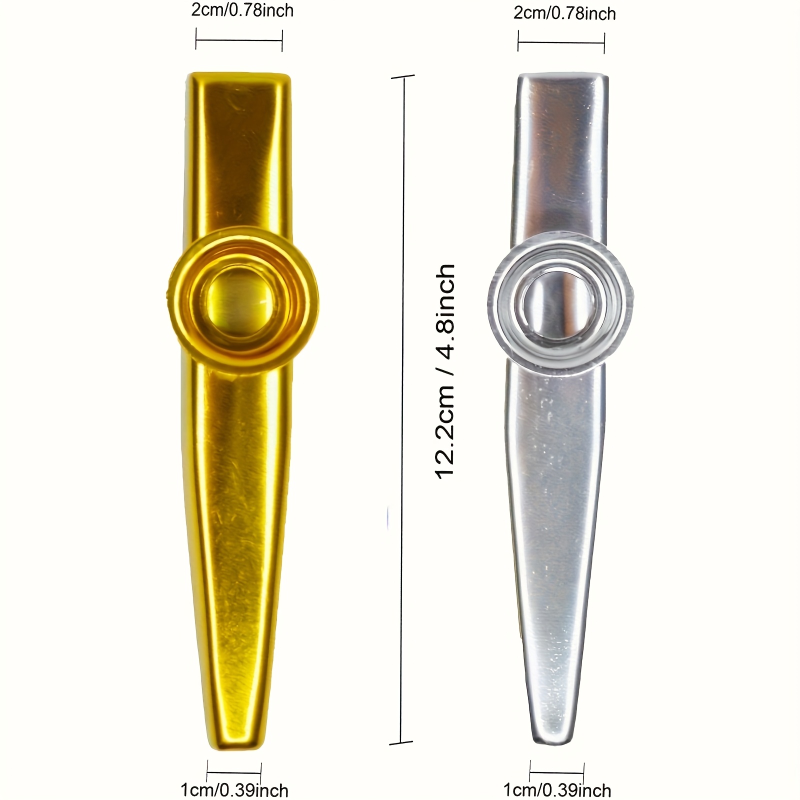 7pcs Metal Kazoos Simple Desig – Musical Instrument Art Bewertung und Preis