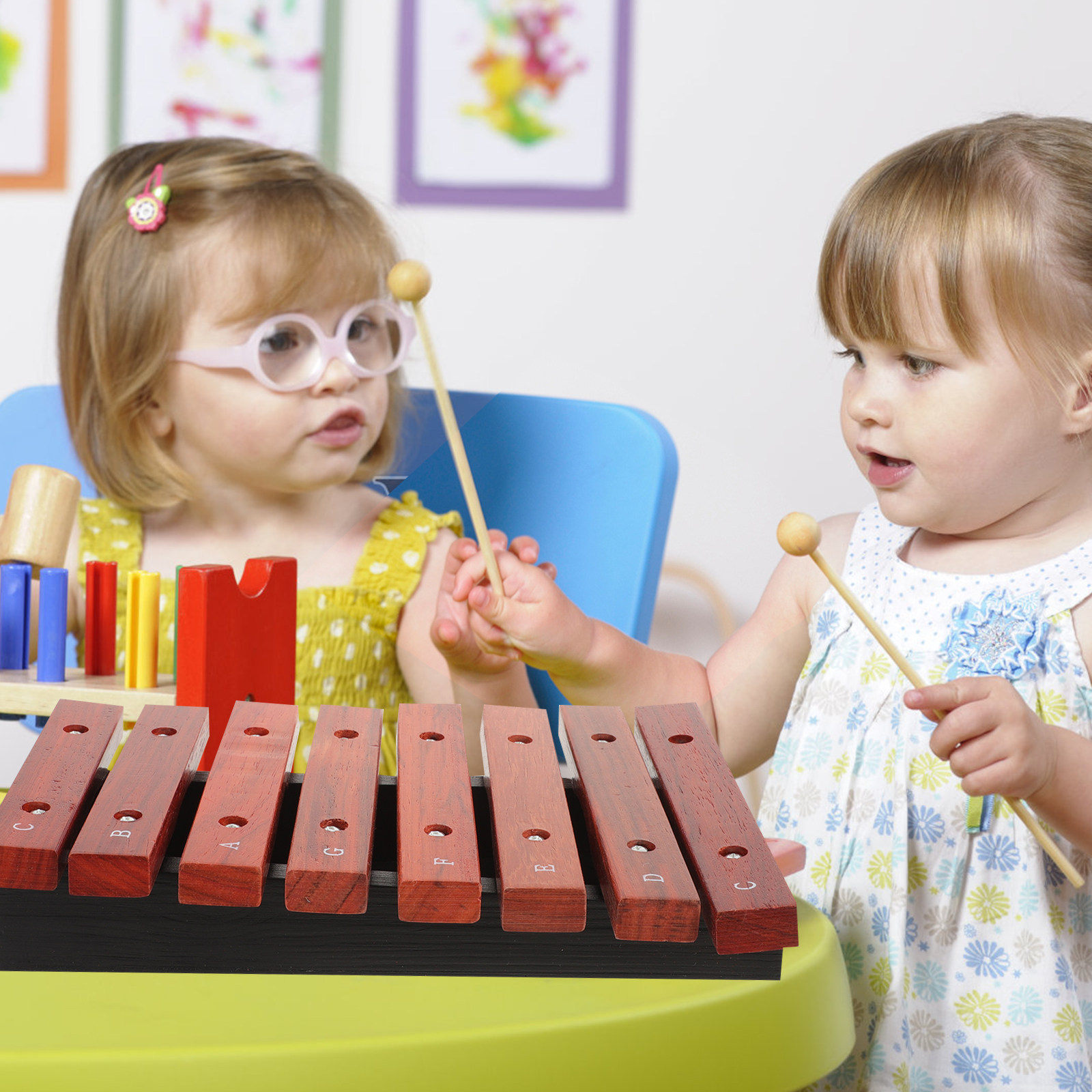 8 Note Wooden Xylophone for Be – Musical Instrument Mallet Bewertung und Preis