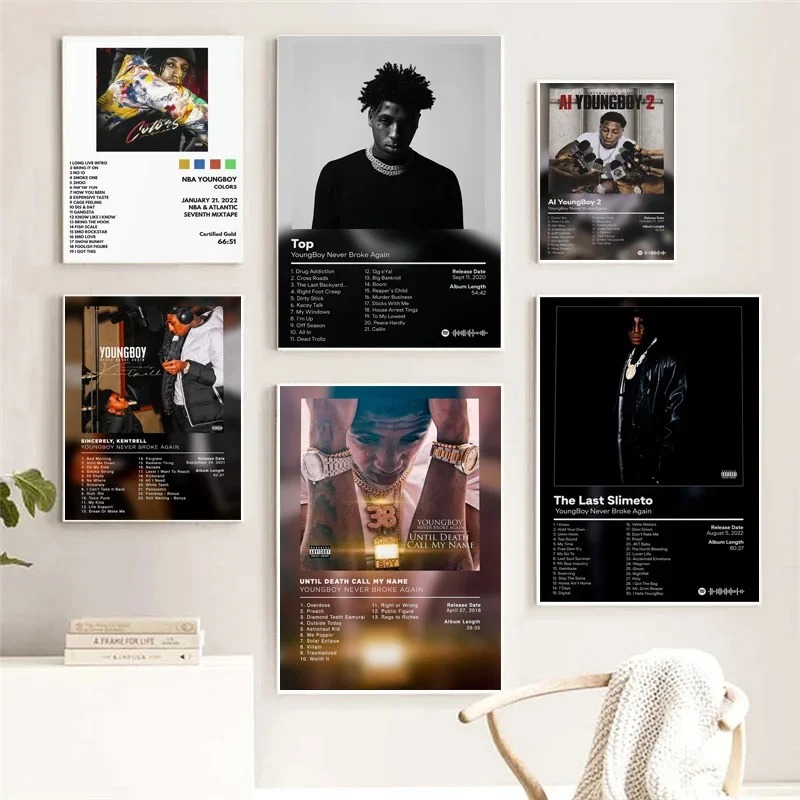 Poster Prints YoungBoy Never B – Musical Instrument Painting Bewertung und Preis