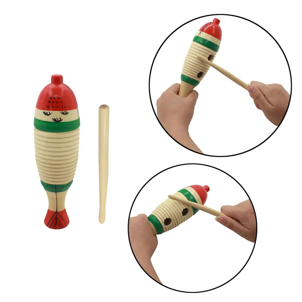 Wooden Fish Musical Toy Orff P – Musical Instrument For Toddlers Bewertung und Preis