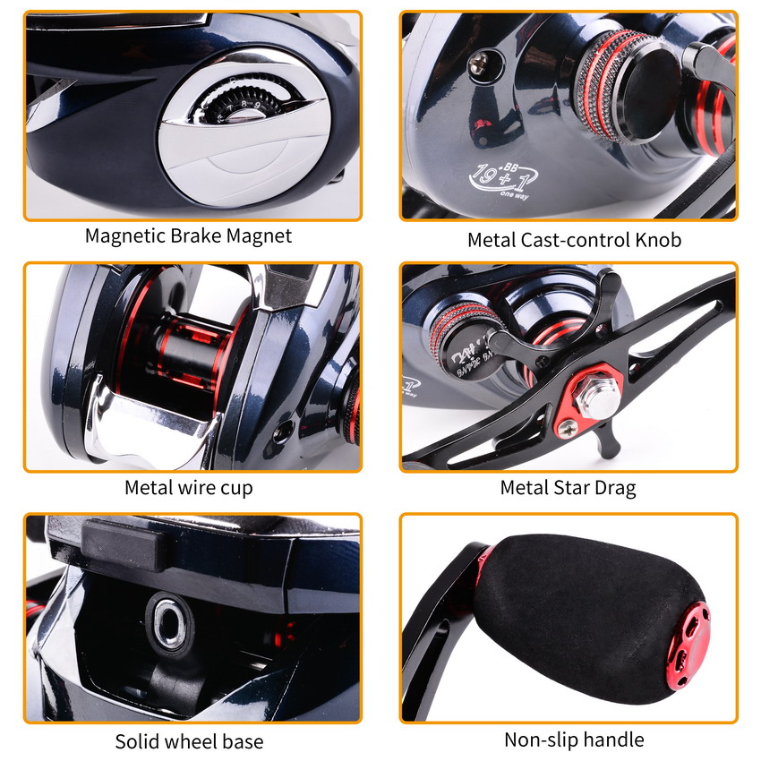 8.0:1 19+1BB Fishing Reel Left – Djembe Hand Drum Bewertung und Preis