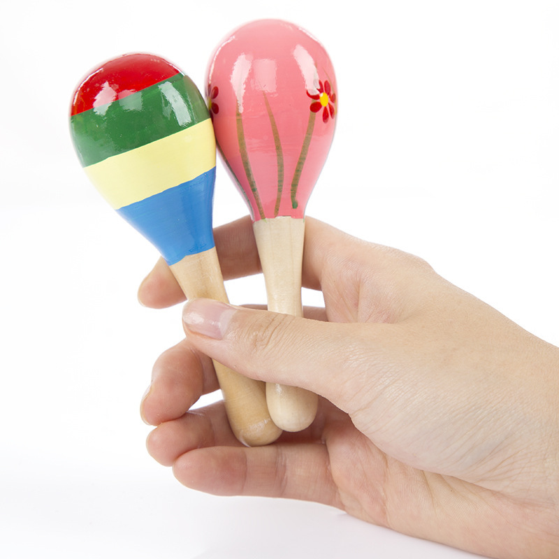 Sand Hammer Wooden Children Or – Musical Instrument Maraca Bewertung und Preis