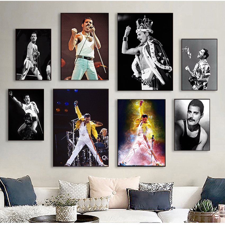 Freddie Mercury Bohemian Rock  – Musical Instrument Painting Bewertung und Preis