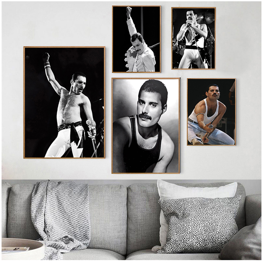 Freddie Mercury Bohemian Rock  – Musical Instrument Painting Bewertung und Preis