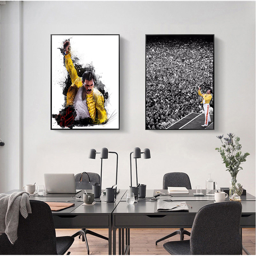 Freddie Mercury Bohemian Rock  – Musical Instrument Painting Bewertung und Preis