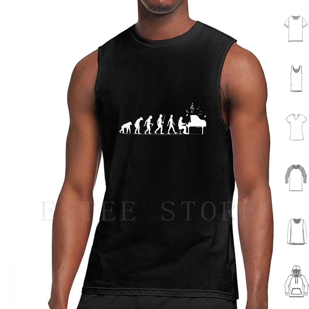 Piano Evolution Tank Tops Vest – The History Of Musical Instrument Bewertung und Preis