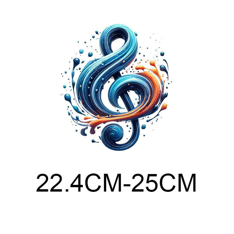 Color music symbols heat trans – Musical Instrument Painting Bewertung und Preis