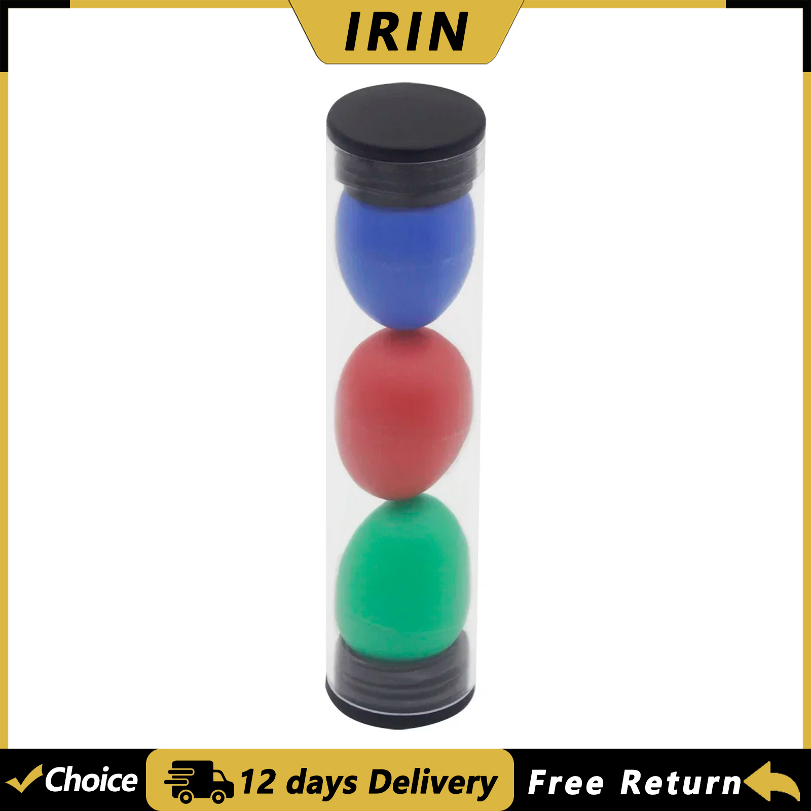 IRIN 3Pcs Sand Egg Colorful Sa – Musical Instrument Maraca Bewertung und Preis