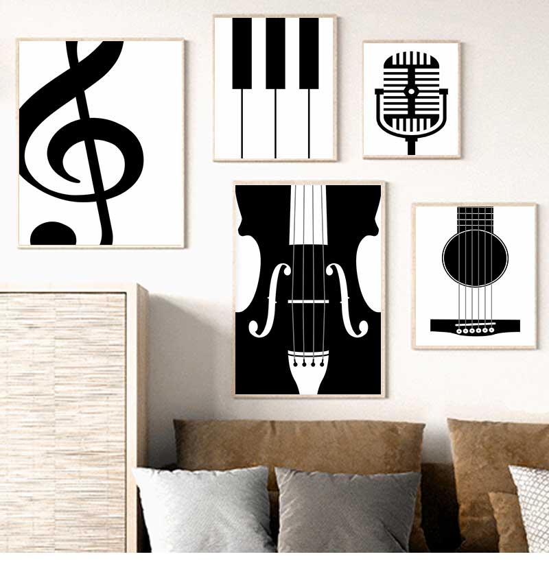 Minimalist Instrument Posters  – Picture Of Musical Instrument Bewertung und Preis