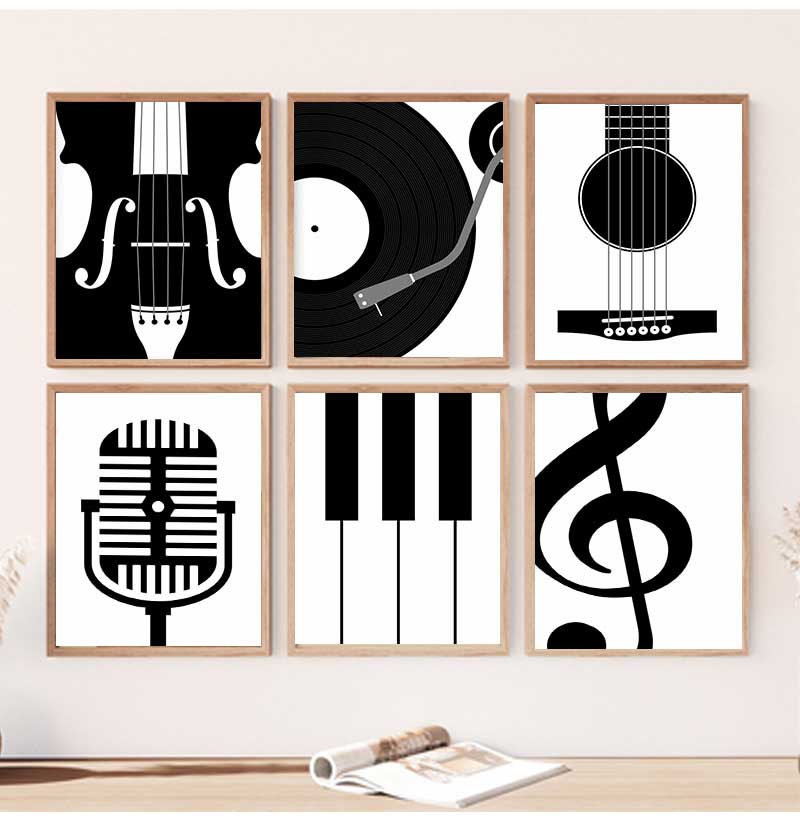 Minimalist Instrument Posters  – Picture Of Musical Instrument Bewertung und Preis