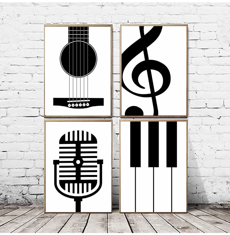 Minimalist Instrument Posters  – Picture Of Musical Instrument Bewertung und Preis