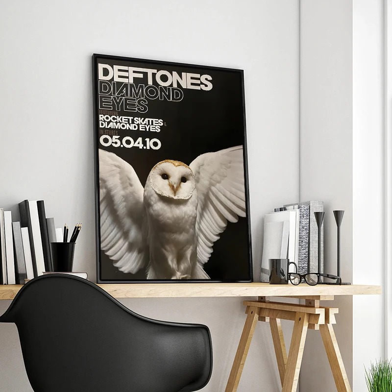 Retro Band Deftones Poster Aes – Musical Instrument Painting Bewertung und Preis