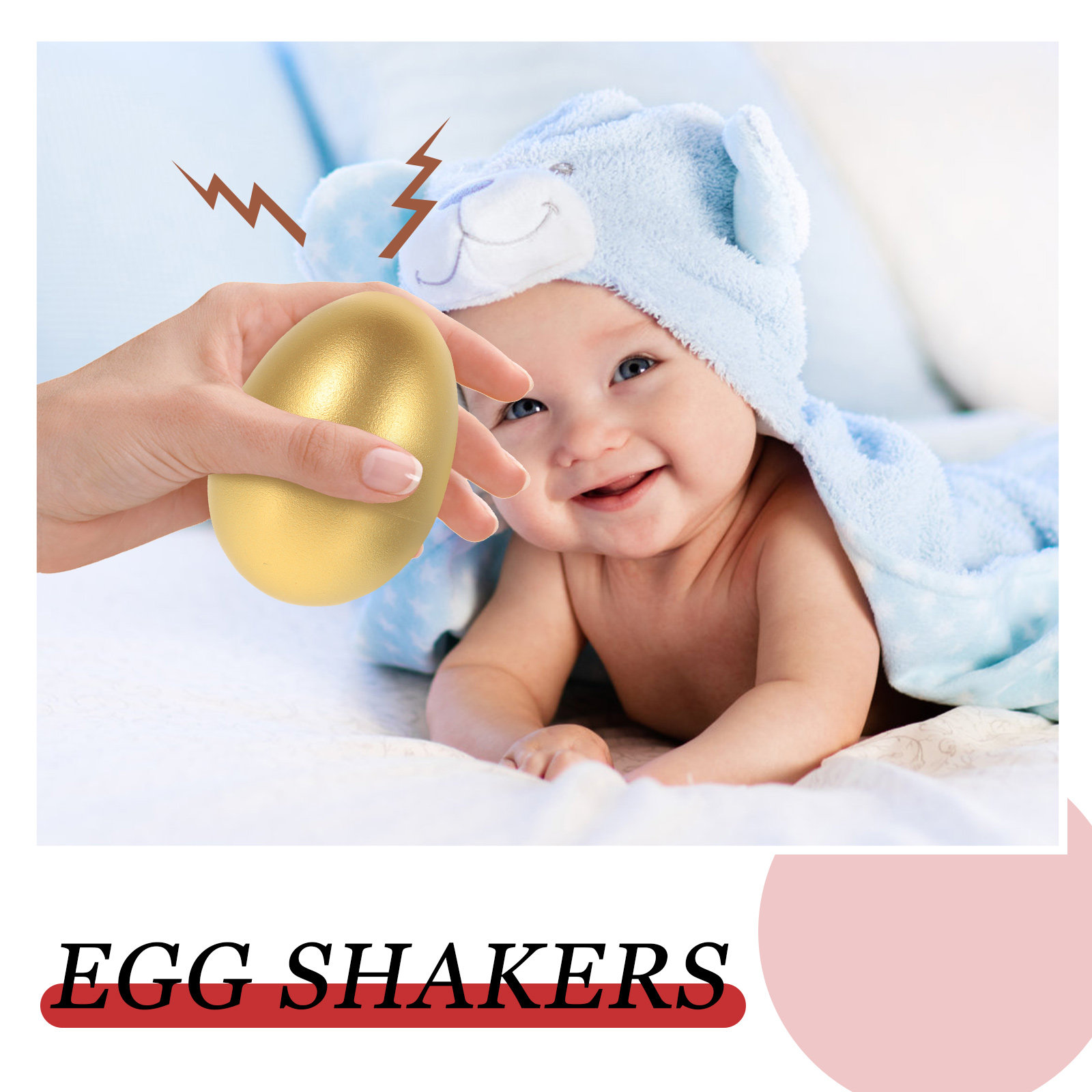 2Pcs Children Sand Egg Shakers – Musical Instrument For Toddlers Bewertung und Preis
