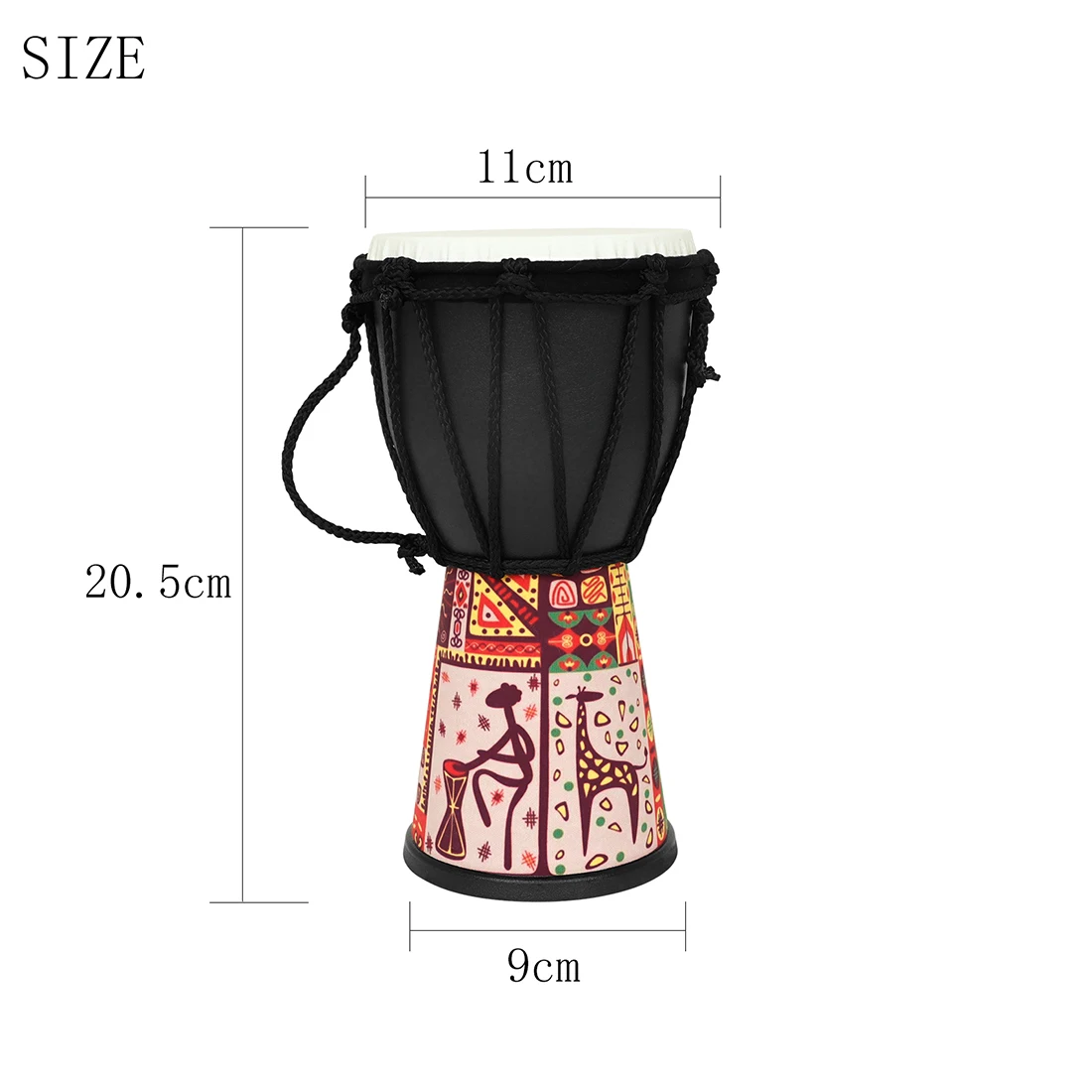 4 Inch African Drum ABS Drum C – Djembe Hand Drum Bewertung und Preis