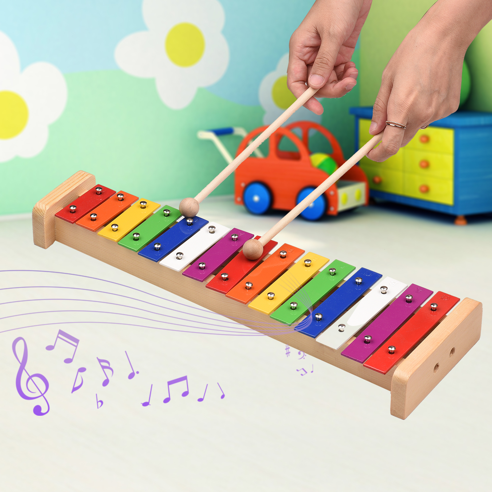 15 Note Glockenspiel Xylophone – Musical Instrument Mallet Bewertung und Preis