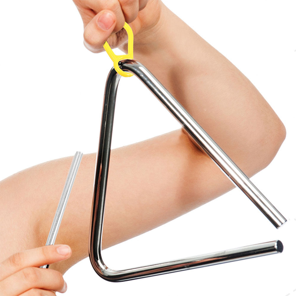 2Pcs Triangle Iron Percussion  – Musical Instrument Mallet Bewertung und Preis