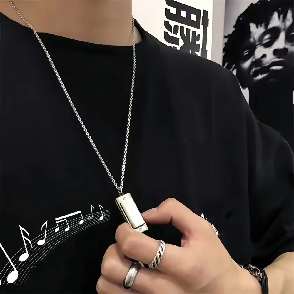 Mini Harmonica Necklace Men an – Musical Instrument You Blow Bewertung und Preis