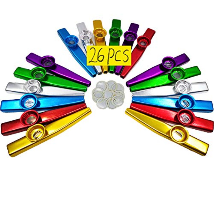 26Pcs Metal Kazoos With 20Pcs  – Violin Musical Instrument Bewertung und Preis