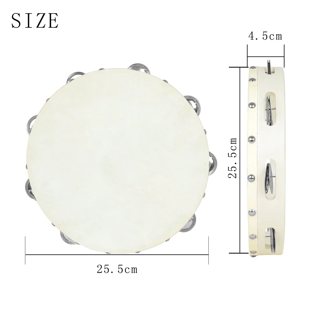 IRIN 10 Inches Tambourine Drum – Musical Instrument Maraca Bewertung und Preis