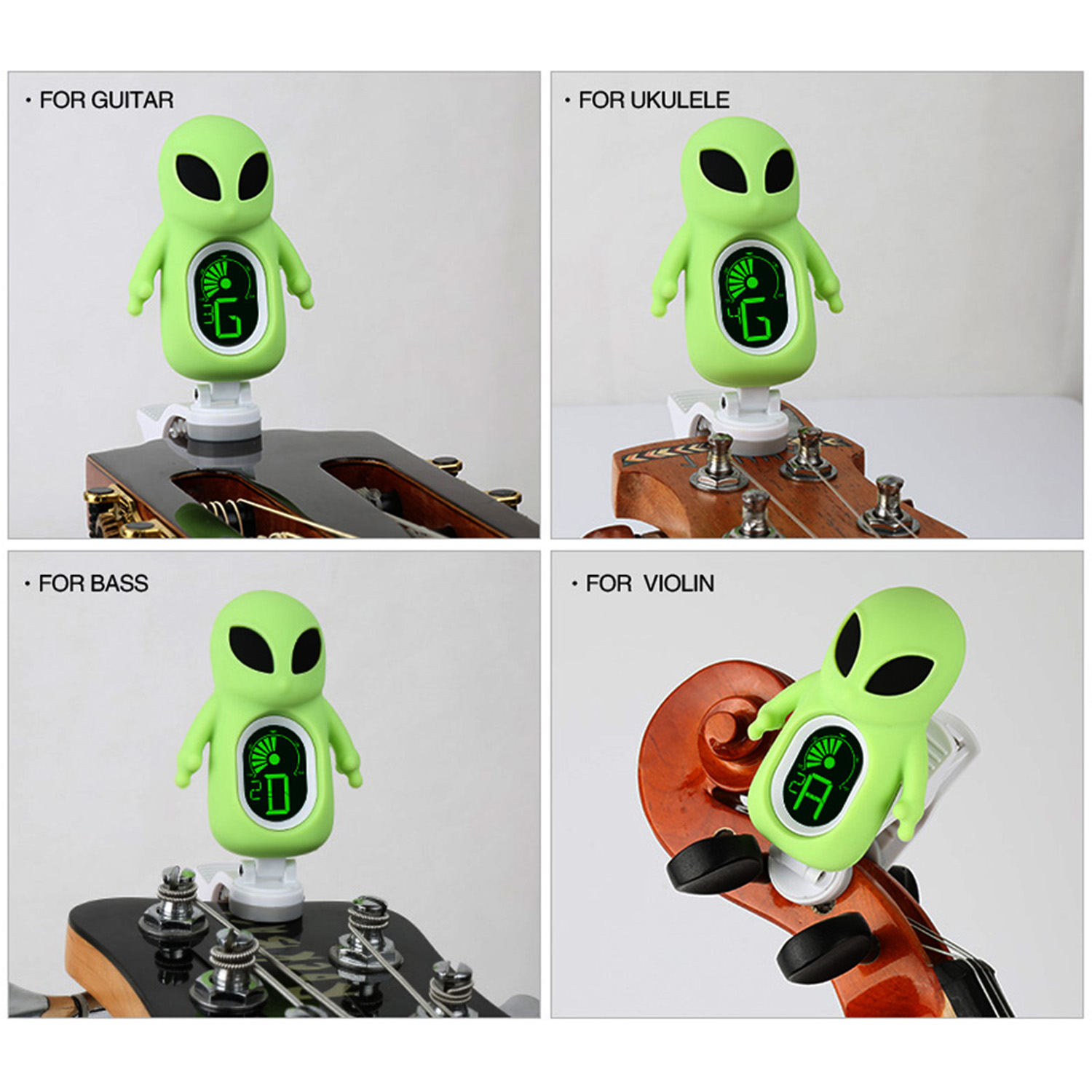 Guitar Tuner A71, Cute Alien C – Musical Instrument Art Bewertung und Preis