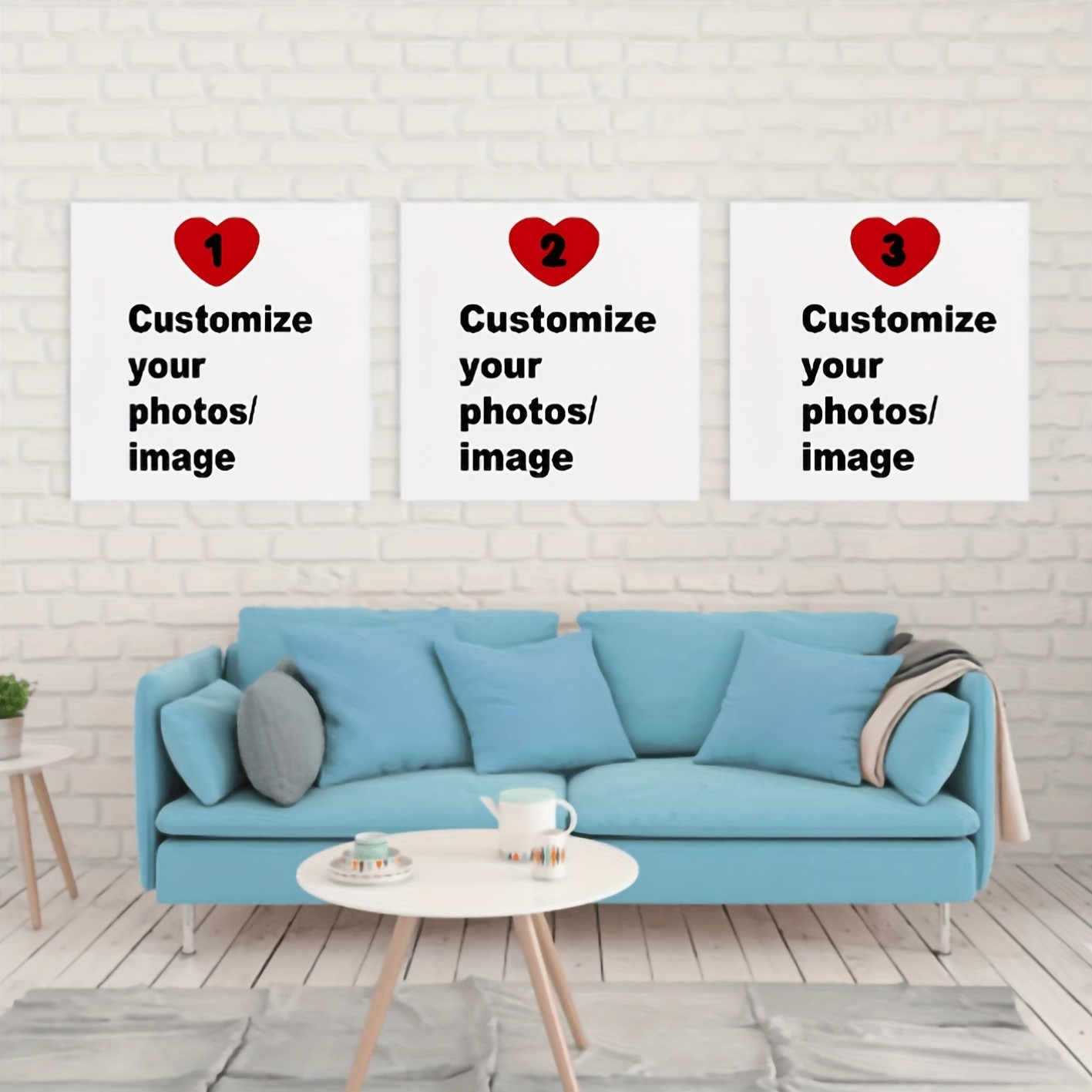 3pcs/set Custom Square Canvas  – Musical Instrument Painting Bewertung und Preis