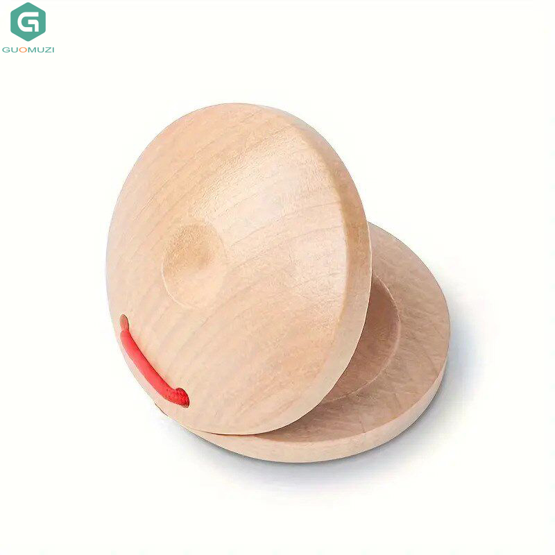1PCS Castanets Wooden Castanet – Musical Instrument For Toddlers Bewertung und Preis