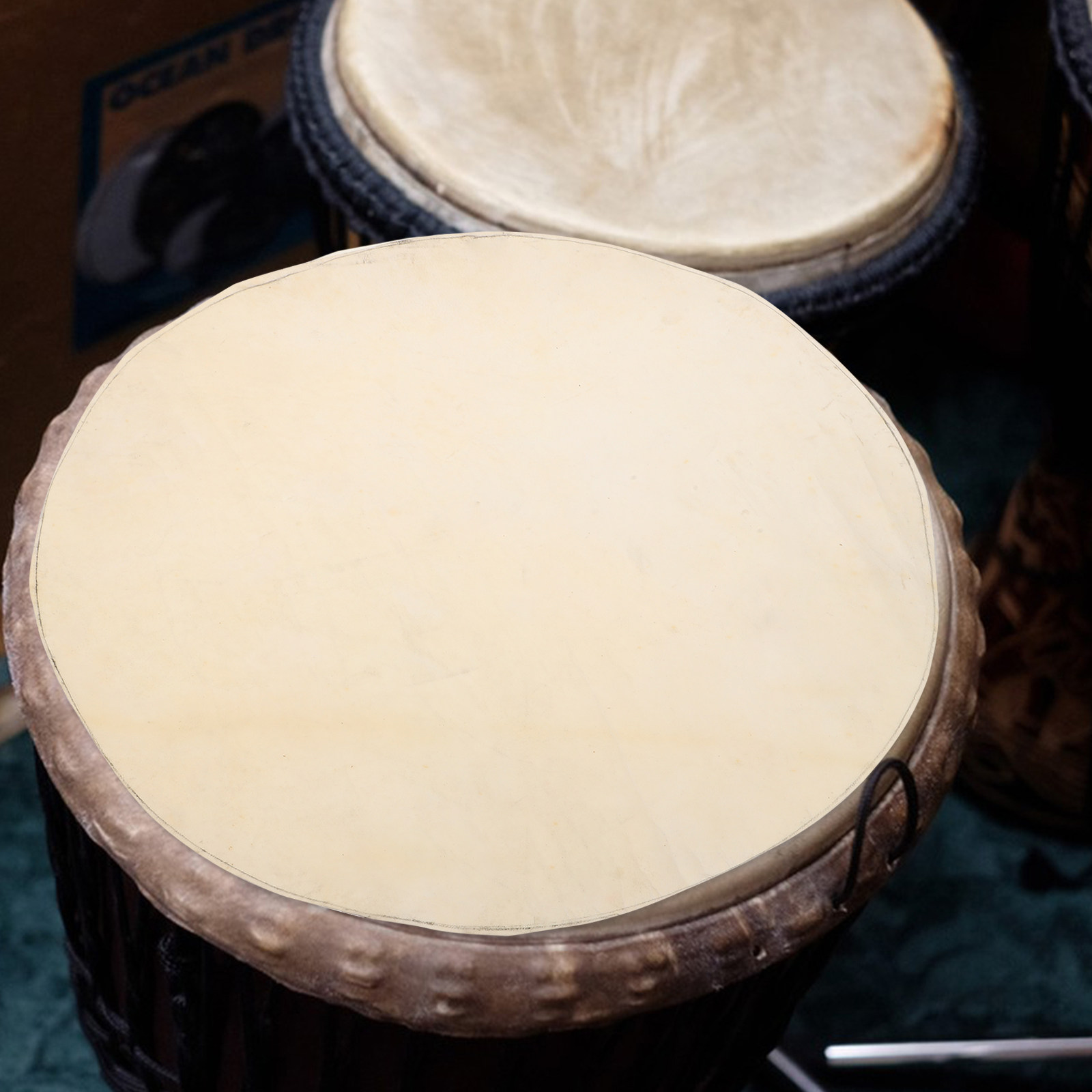 Fine Crafted Goat Drum Skin fo – Djembe Hand Drum Bewertung und Preis