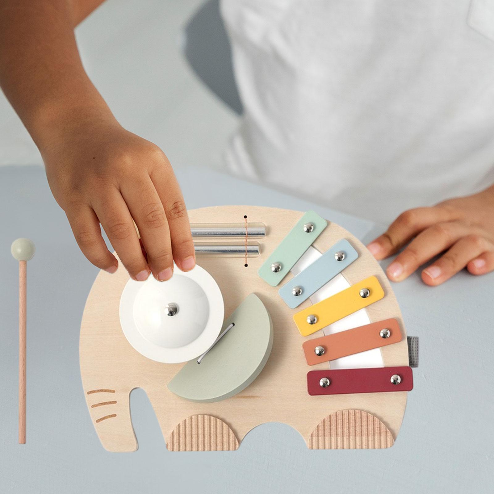 5 Note Wood Xylophone Hand Kno – Musical Instrument For Toddlers Bewertung und Preis