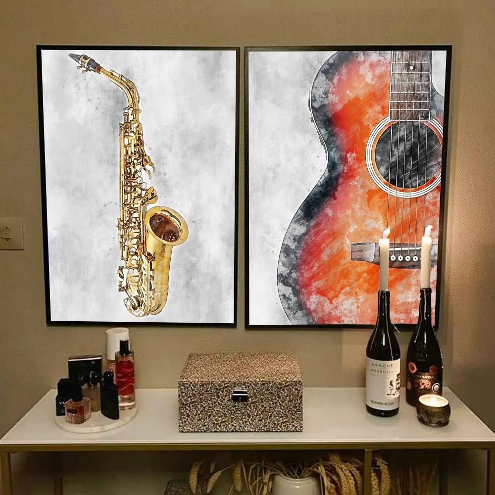 Watercolor Art Music Instrumen – Picture Of Musical Instrument Bewertung und Preis