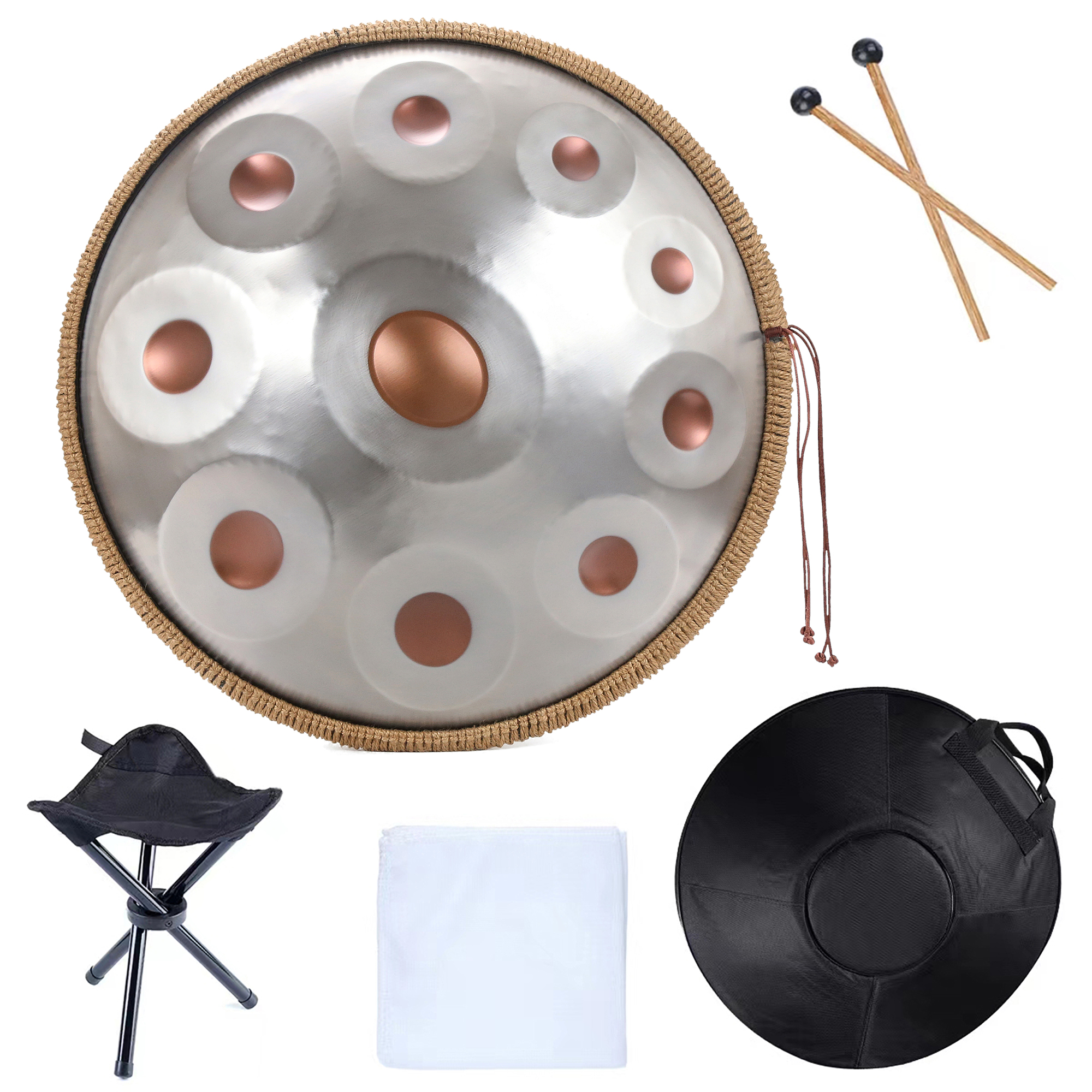 22 inch Handpan 432HZ D Minor  – Djembe Hand Drum Bewertung und Preis
