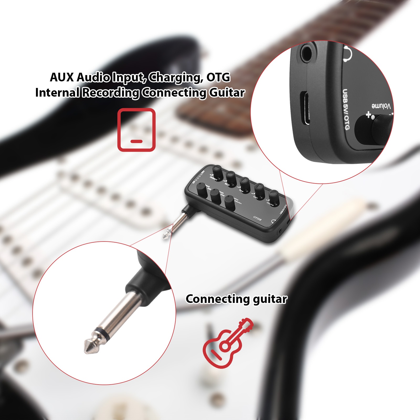 Bass Amplifier Mini Amp Portab – Musical Instrument Amplifier Bewertung und Preis
