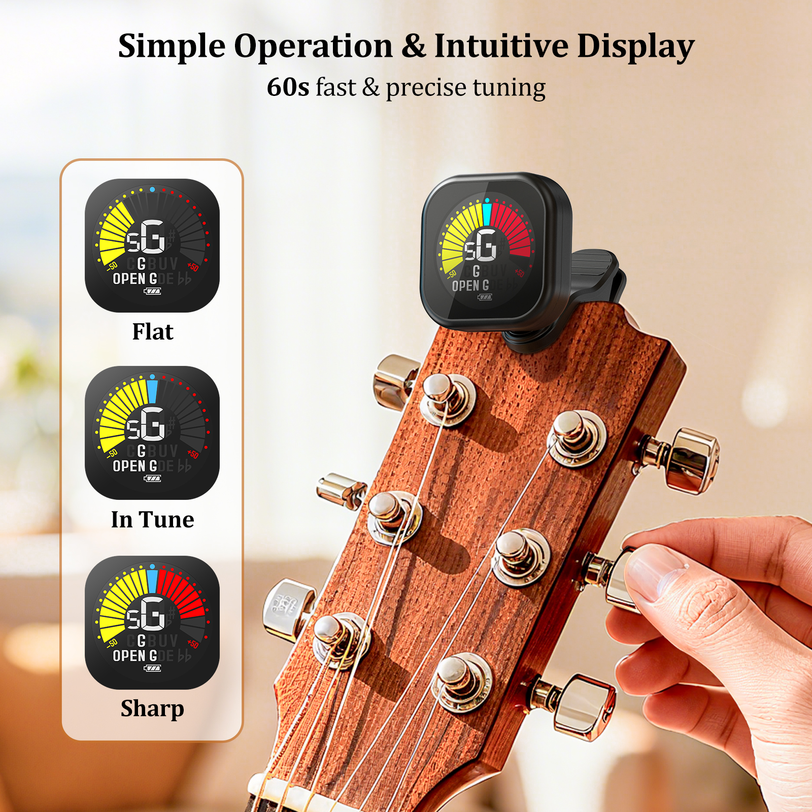 New Bee Guitar Tuner Clip-On C – Musical Instrument Cello Bewertung und Preis